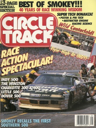 CIRCLE TRACK 1990 SEPT - HARTMAN CHARGER, LUYENDYK WINS INDY, CHARLOTTE